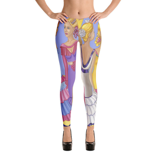 Leggings from Sharon Tatem Fashion Collection all-over printing