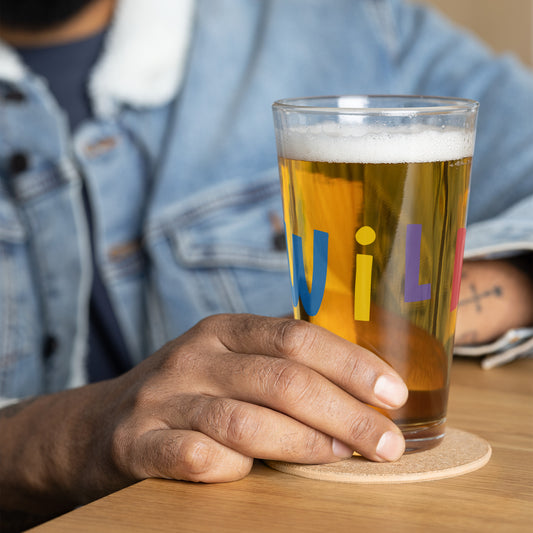 Shaker pint glass