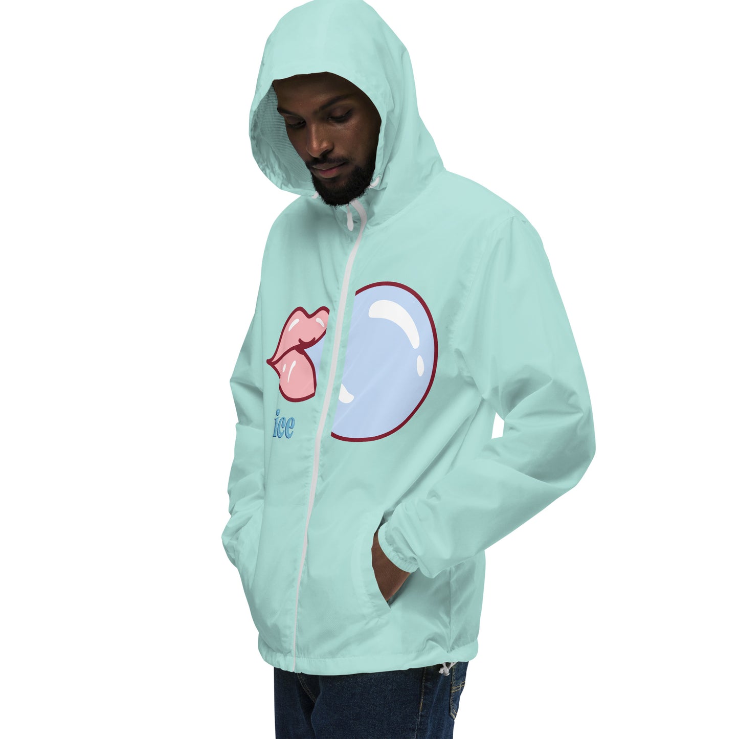 Unisex lightweight zip up windbreaker