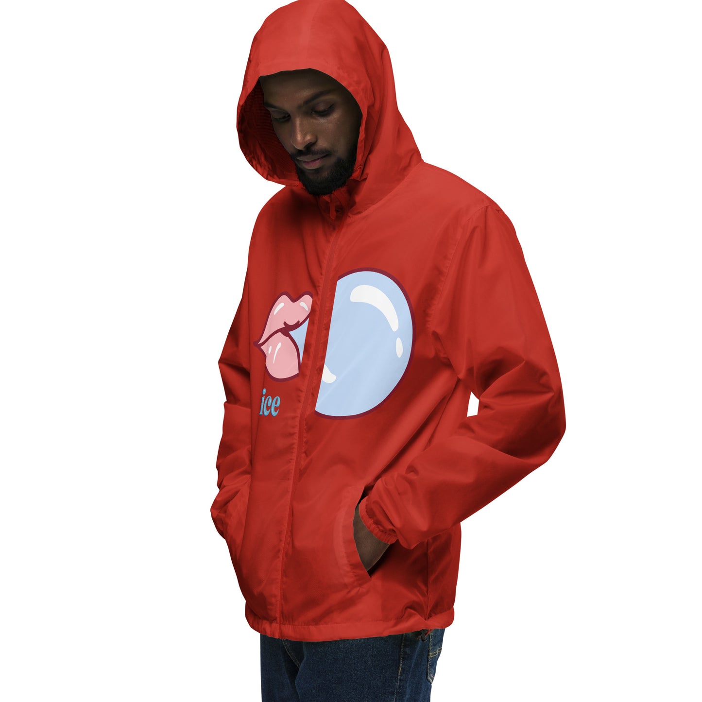 Unisex lightweight zip up windbreaker