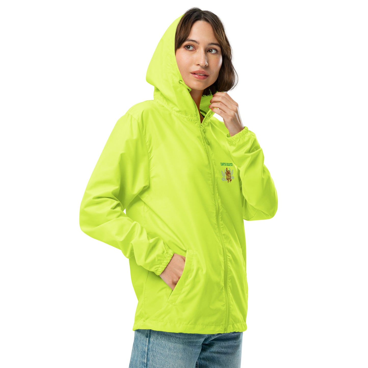 Unisex lightweight zip up windbreaker